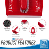 Colour Coded Red Dustpan Set